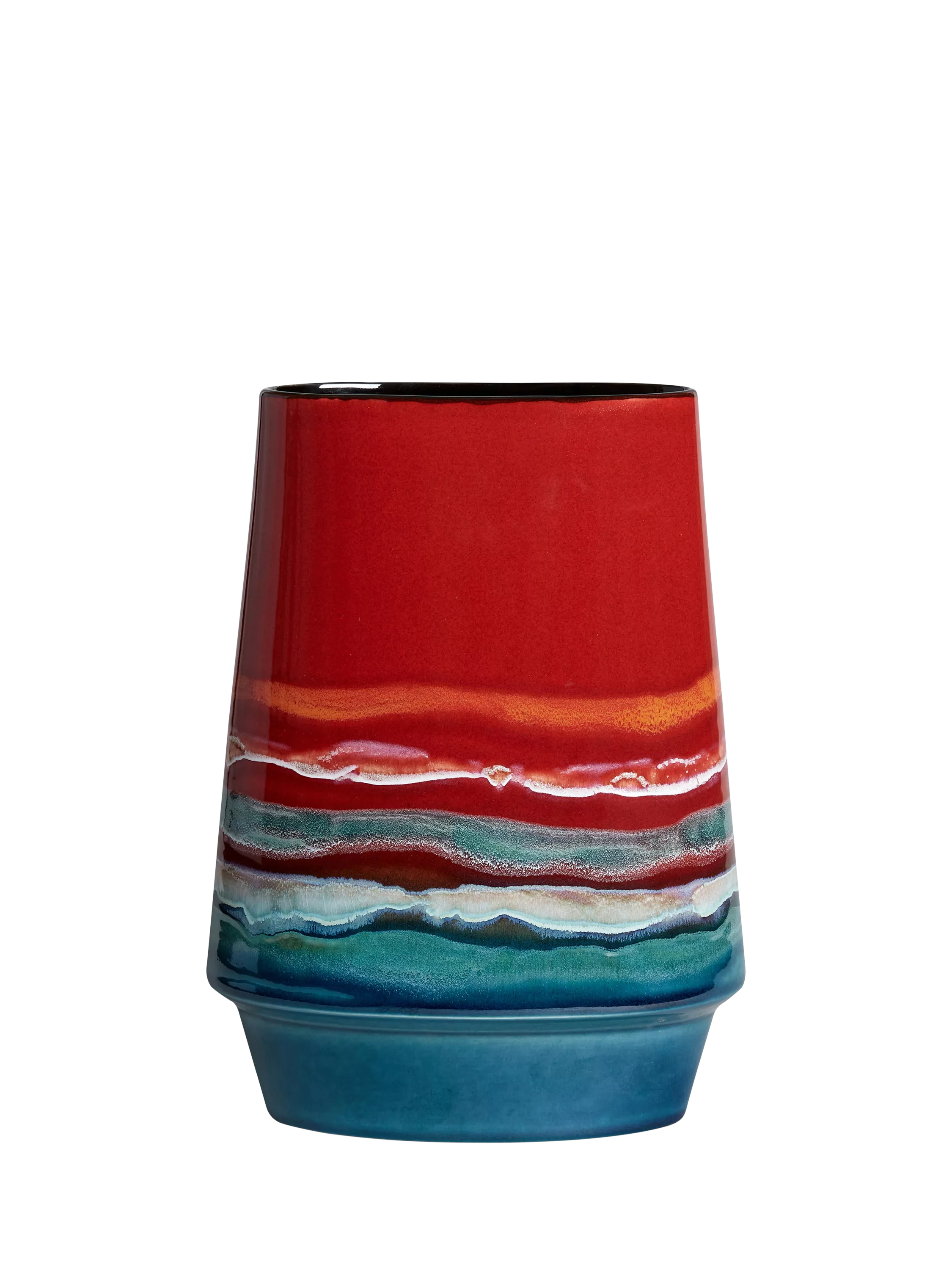 Poole Pottery Horizon vase 26cm, imported from the UK