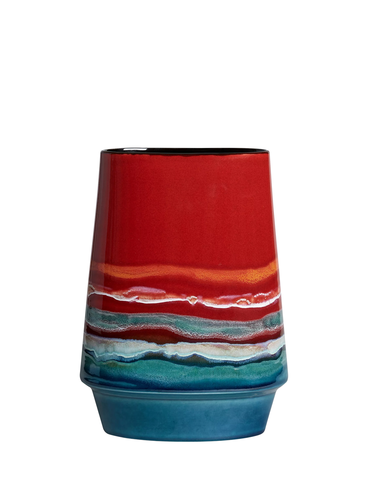 Poole Pottery Horizon vase 26cm, imported from the UK