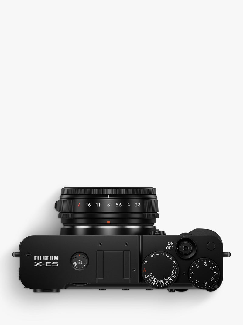 Fujifilm X-E5 mirrorless camera with 23mm lens, UK version
