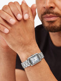 Sekonda men's watch silver bracelet with Roman numerals, UK version