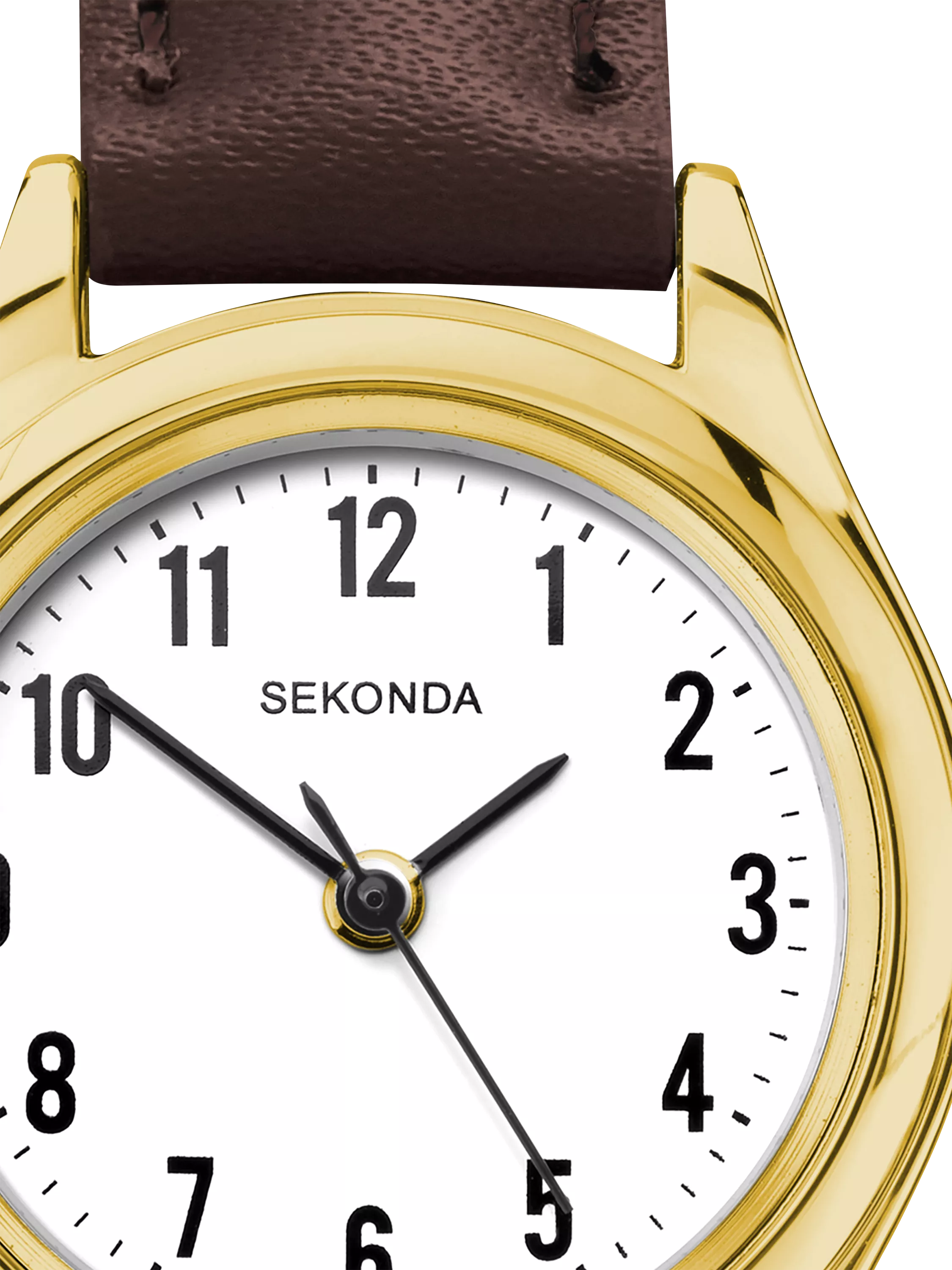 Sekonda Evans women's leather strap watch 25mm (British brand)