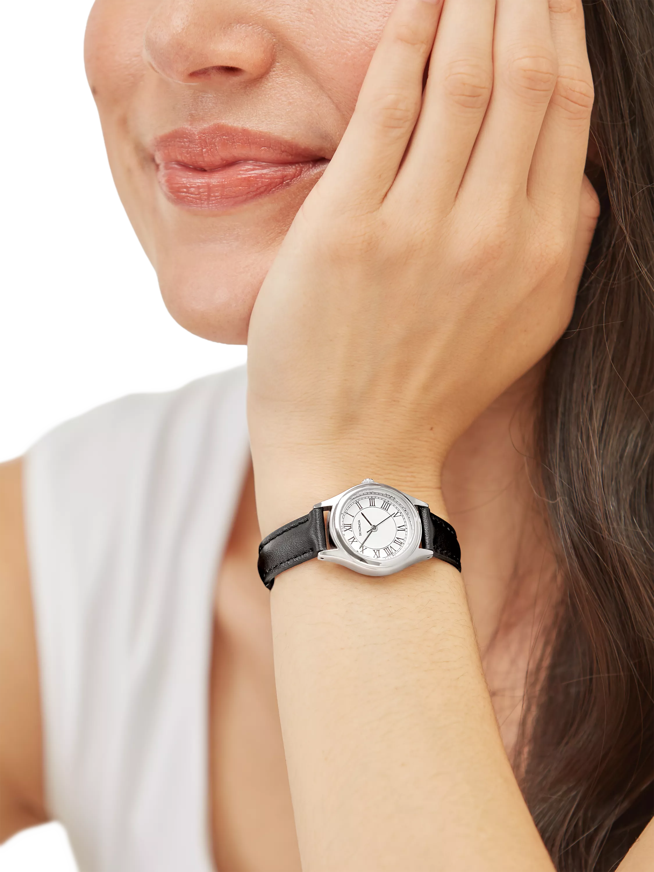 Sekonda Evans leather strap ladies watch - imported from the UK