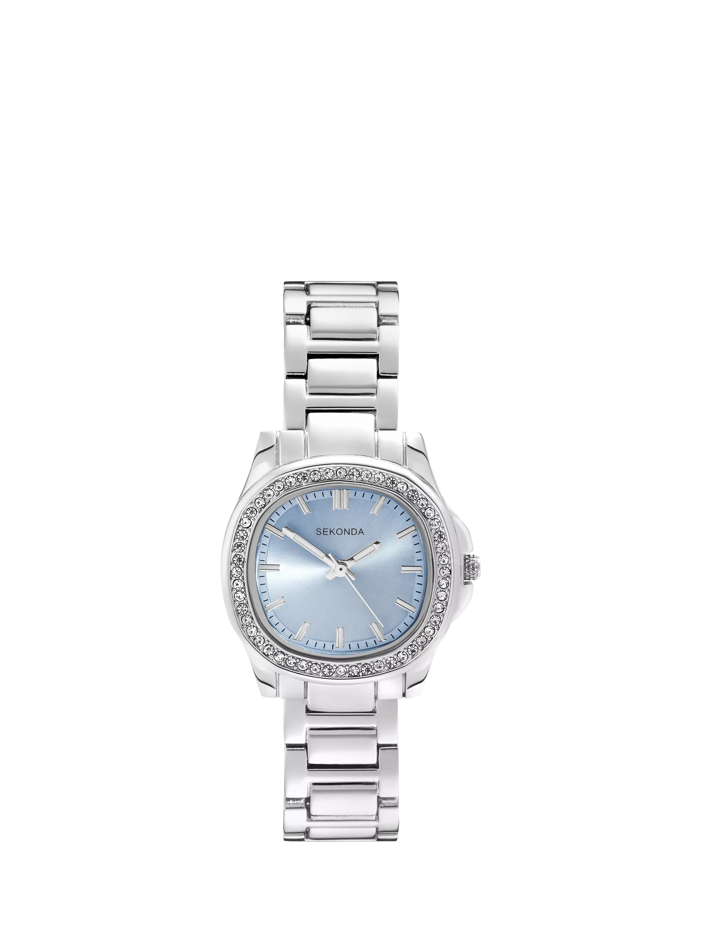Sekonda women's Octaire watch silver bracelet 30mm, imported from the UK
