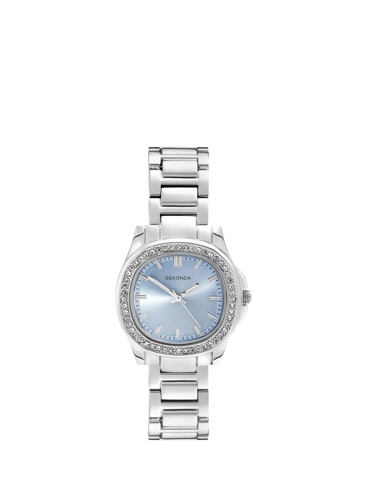 Sekonda women's Octaire watch silver bracelet 30mm, imported from the UK