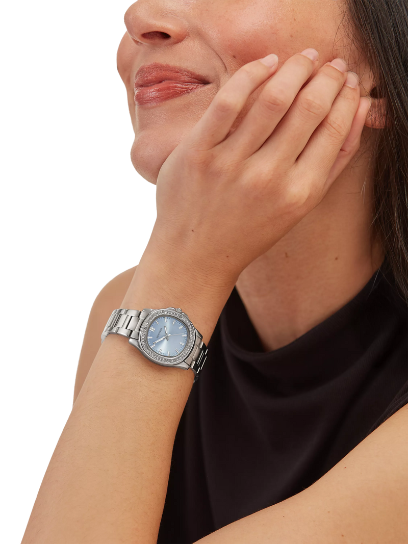 Sekonda women's Octaire watch silver bracelet 30mm, imported from the UK
