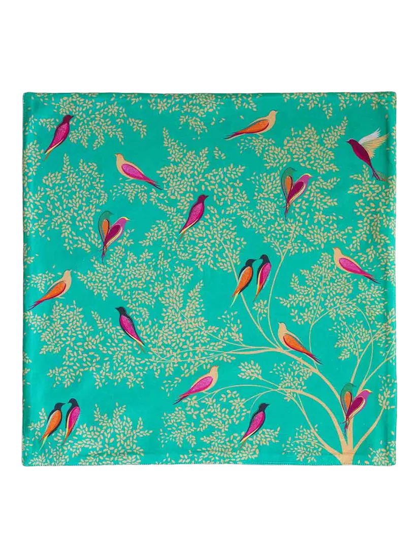Sara Miller Chelsea Birds cotton napkins set of 2 green (British brand)
