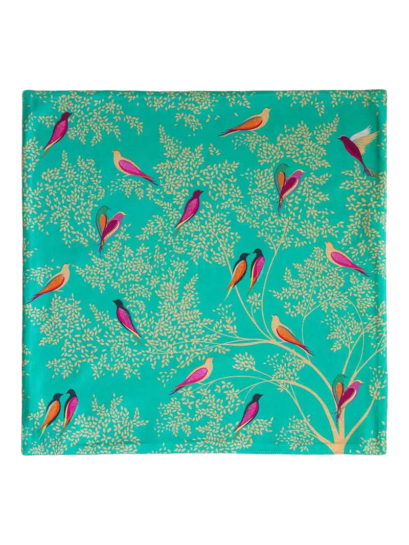 Sara Miller Chelsea Birds cotton napkins set of 2 green (British brand)