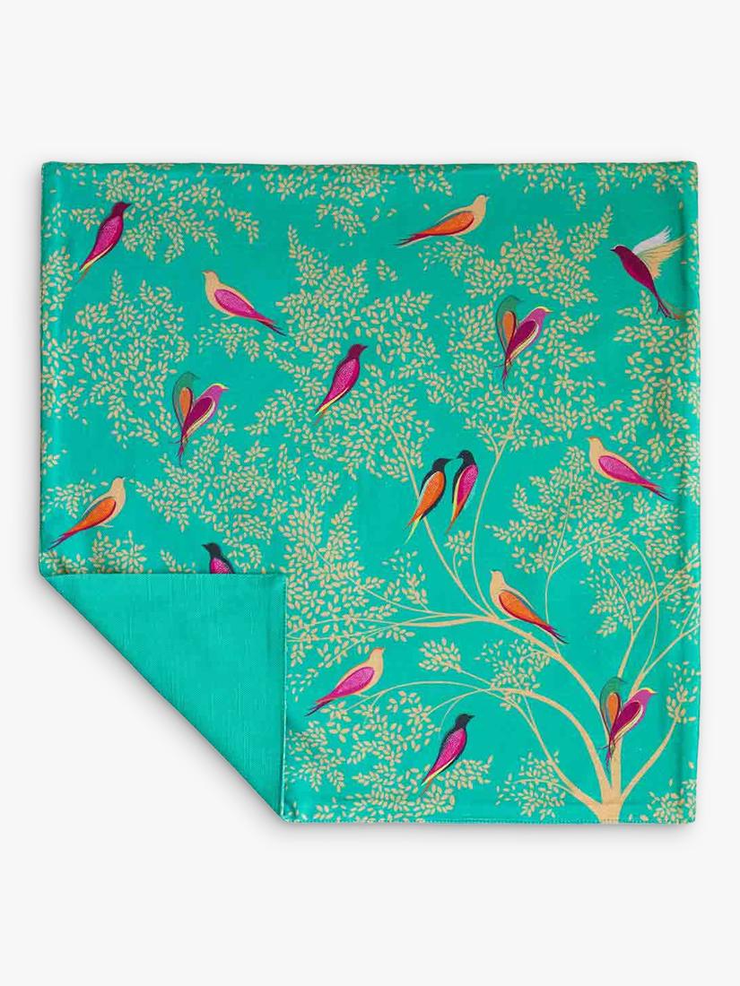 Sara Miller Chelsea Birds cotton napkins set of 2 green (British brand)