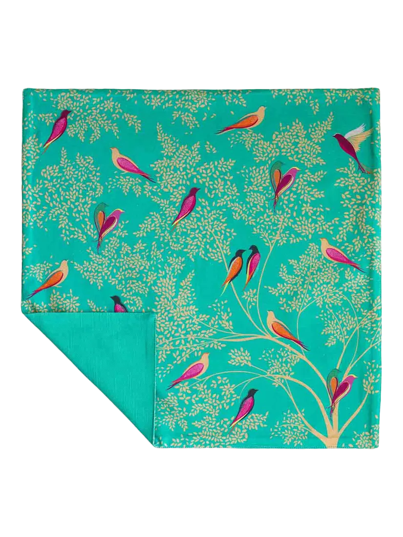 Sara Miller Chelsea Birds cotton napkins set of 2 green (British brand)