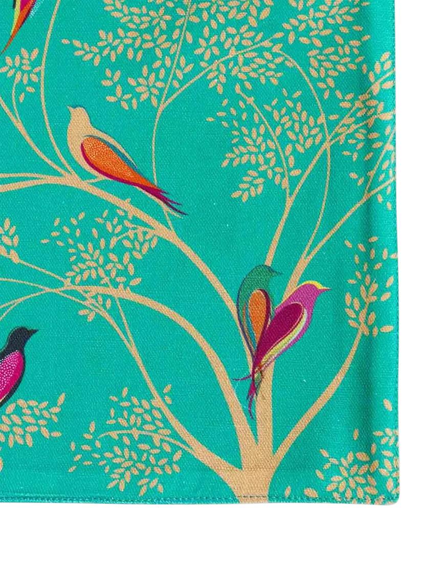 Sara Miller Chelsea Birds cotton napkins set of 2 green (British brand)