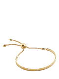 Monica Vinader gold friendship bracelet with lab grown diamonds, UK version