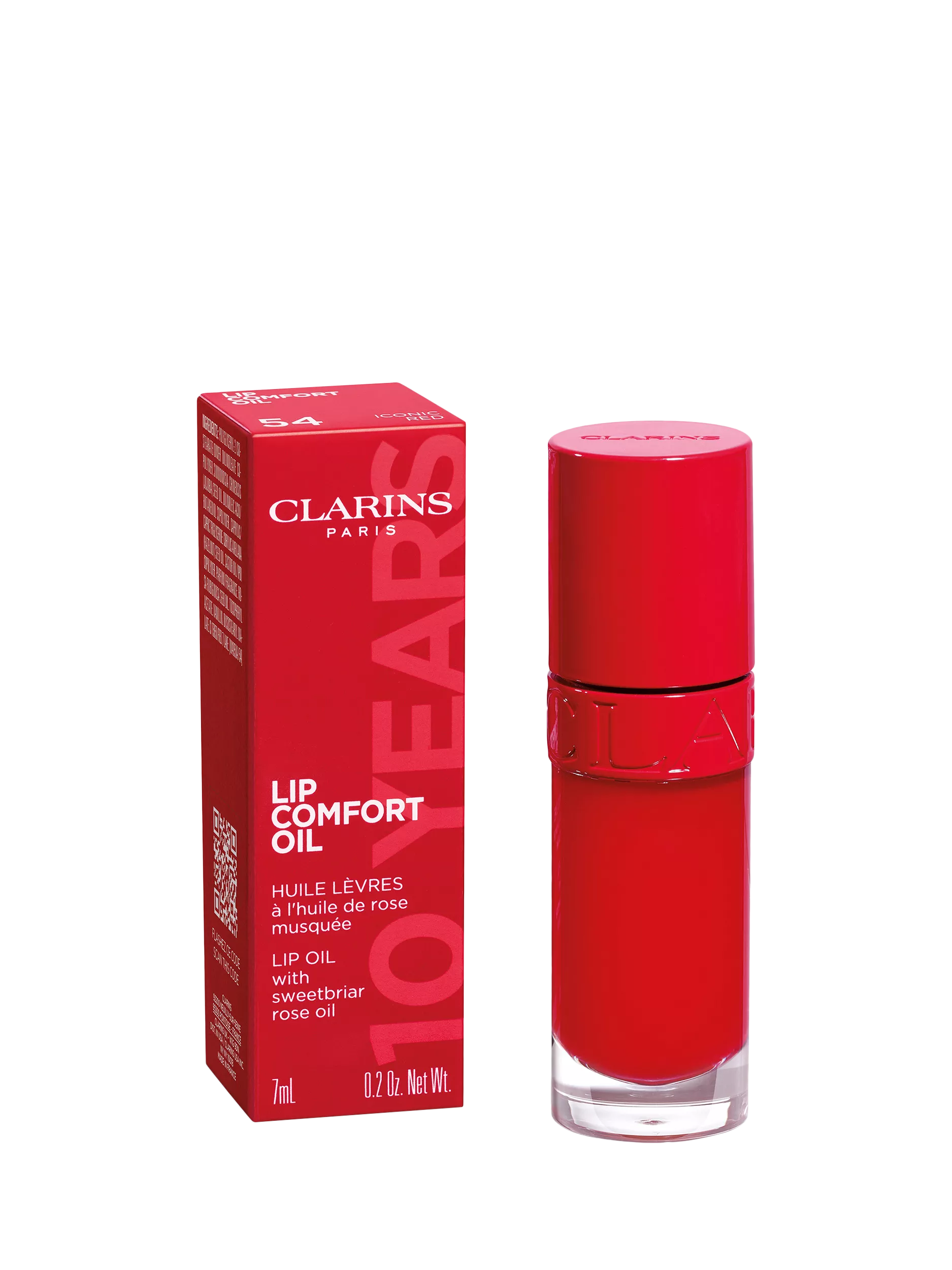 Clarins lip oil 54 Iconic Red 7ml - British product