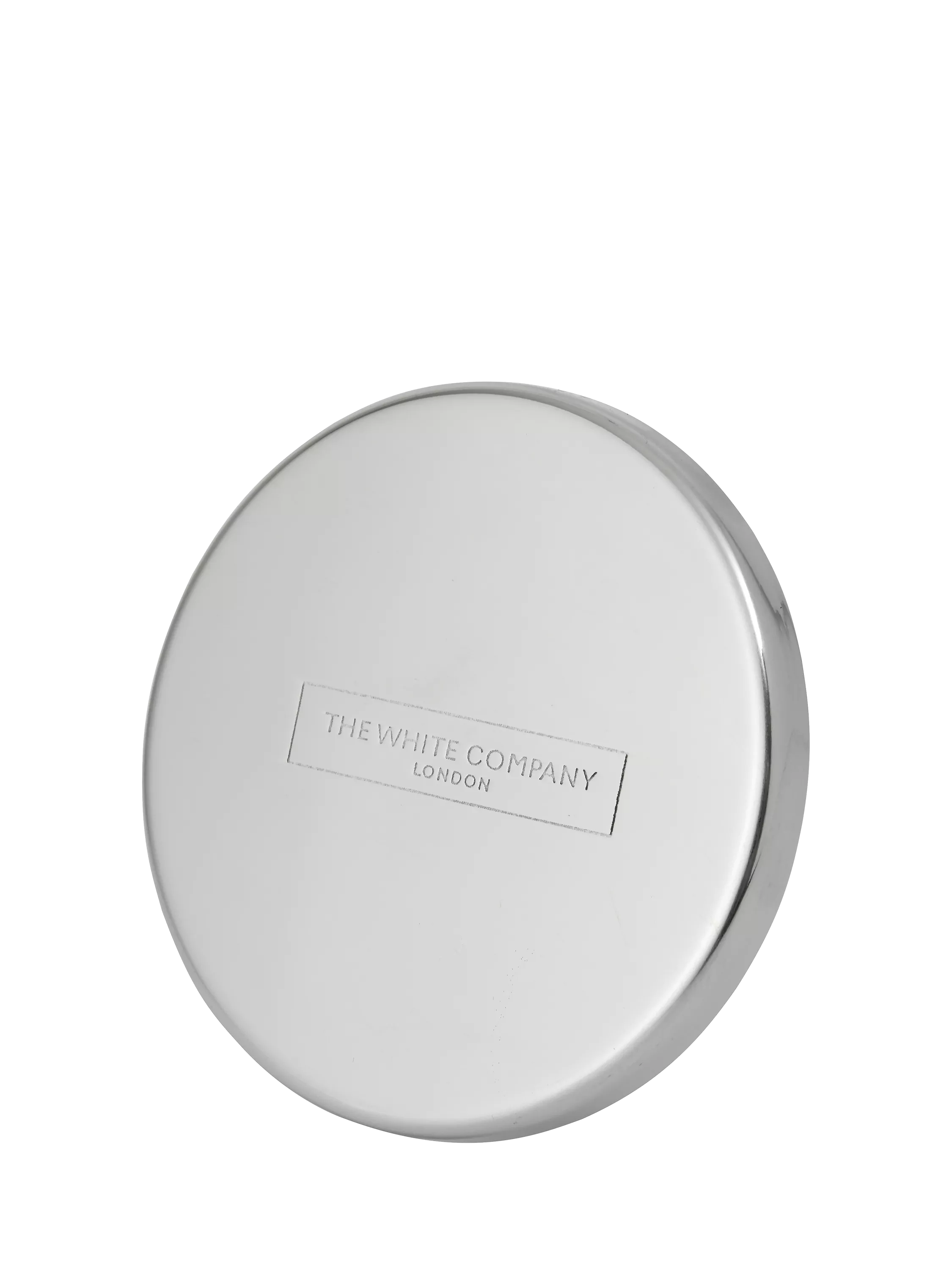 The White Company stainless steel candle lid 7.5cm - British product