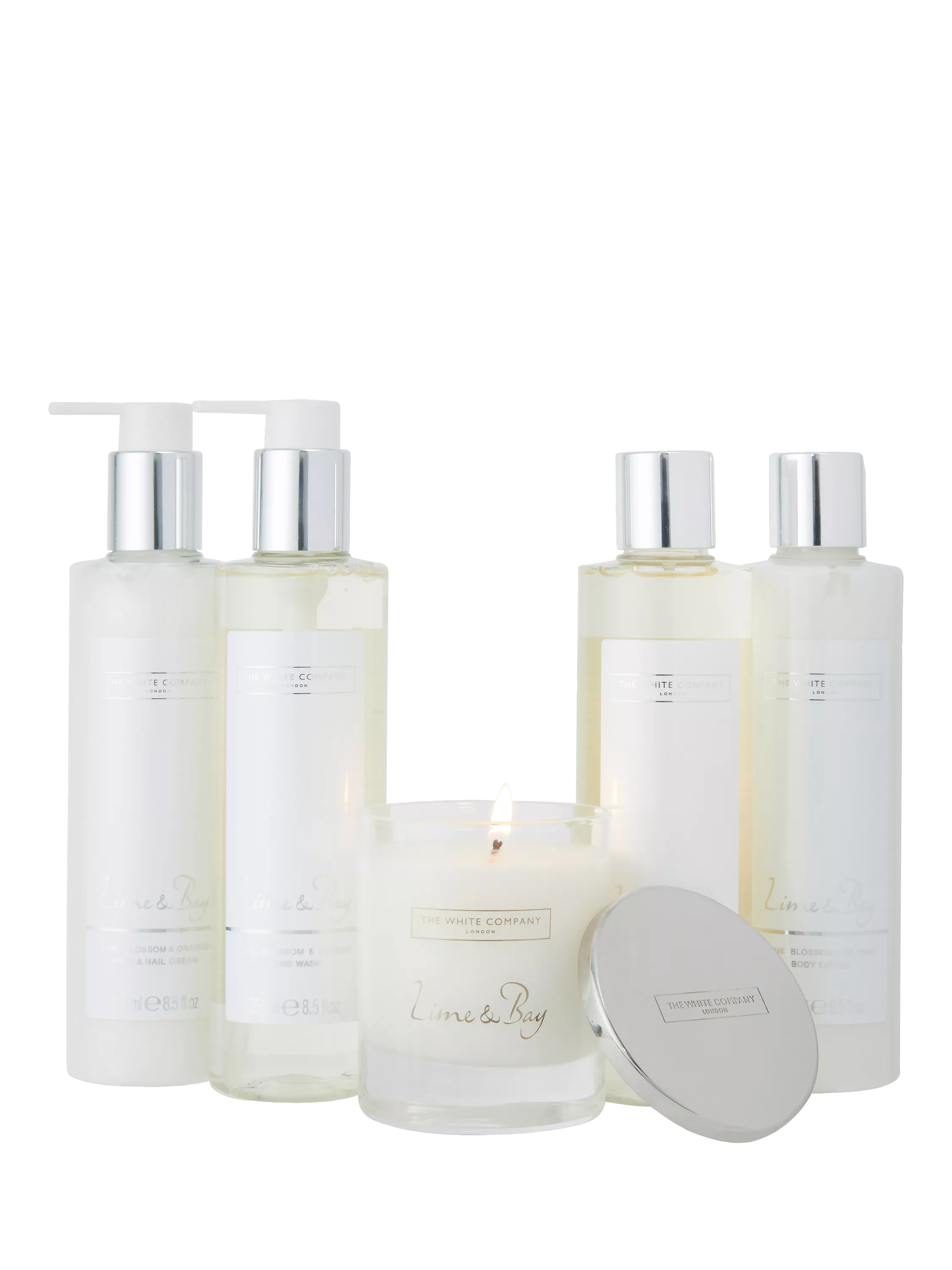 The White Company Lime & Bay Indulgence Gift Set, UK version