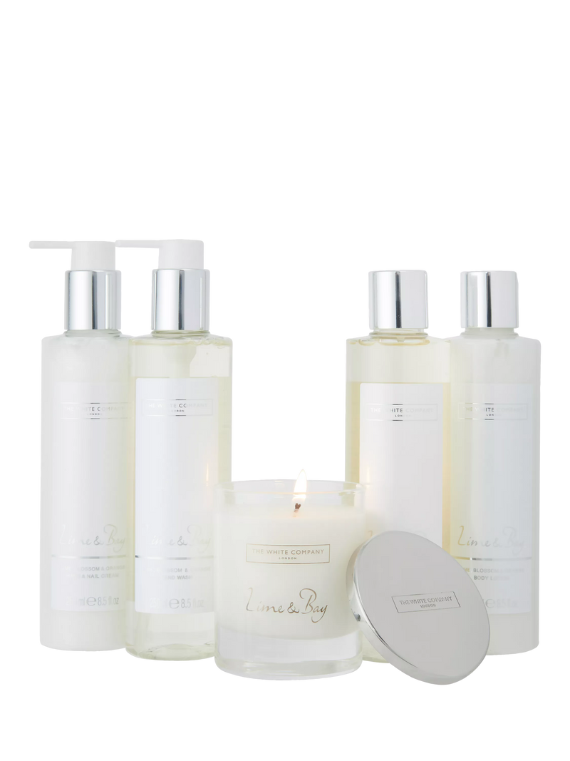 The White Company Lime & Bay Indulgence Gift Set, UK version
