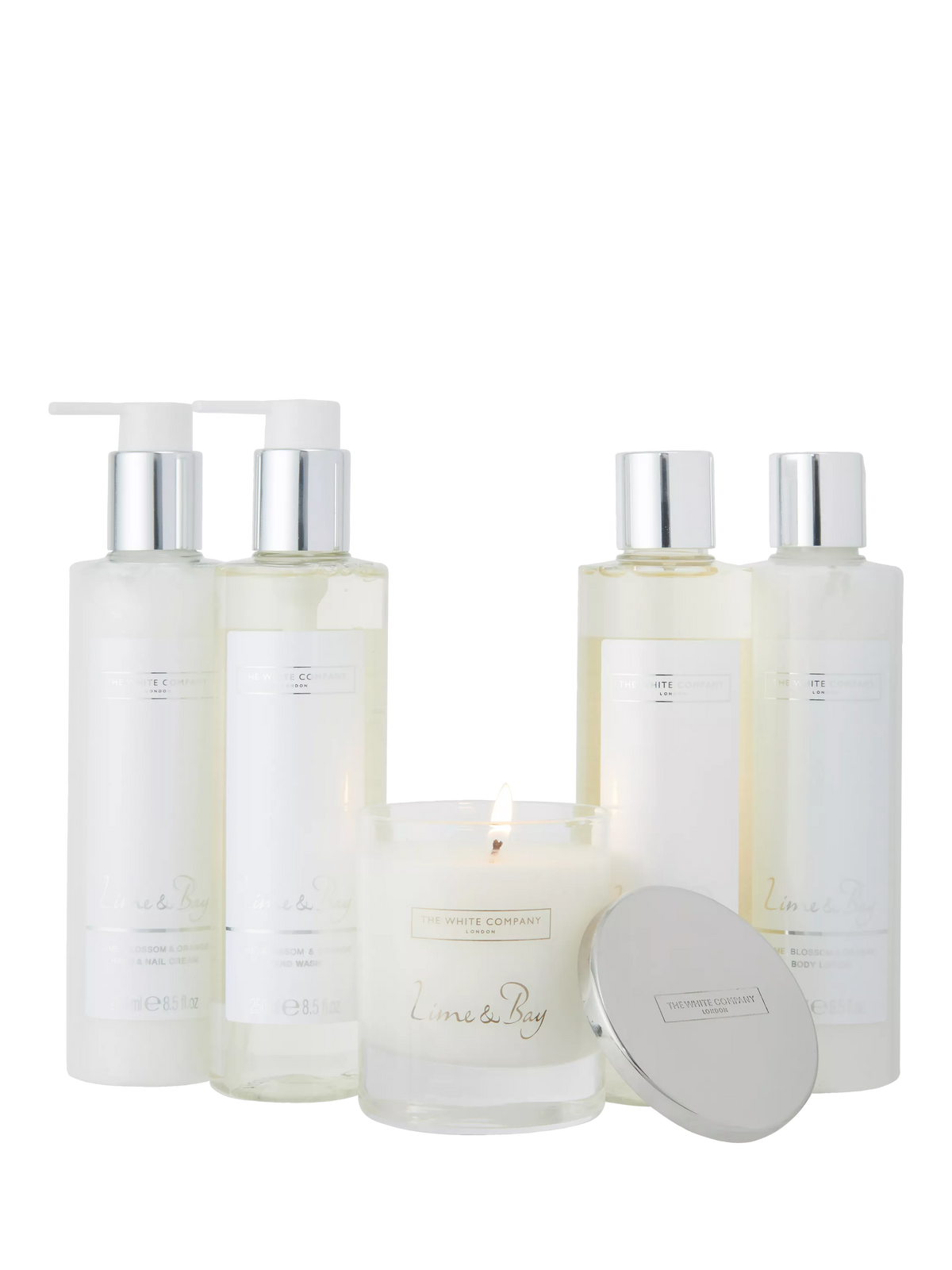 The White Company Lime & Bay Indulgence Gift Set, UK version
