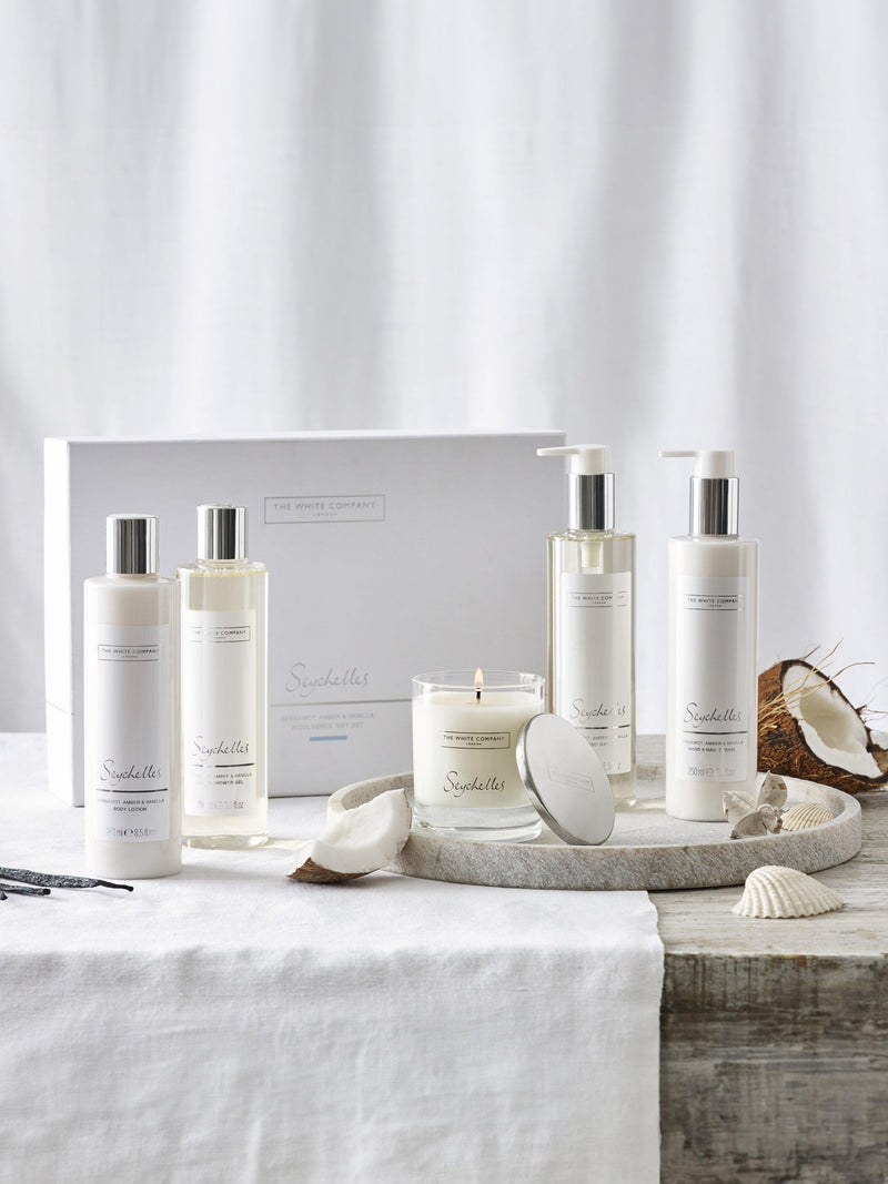 The White Company Seychelles Indulgence gift set, imported from the UK