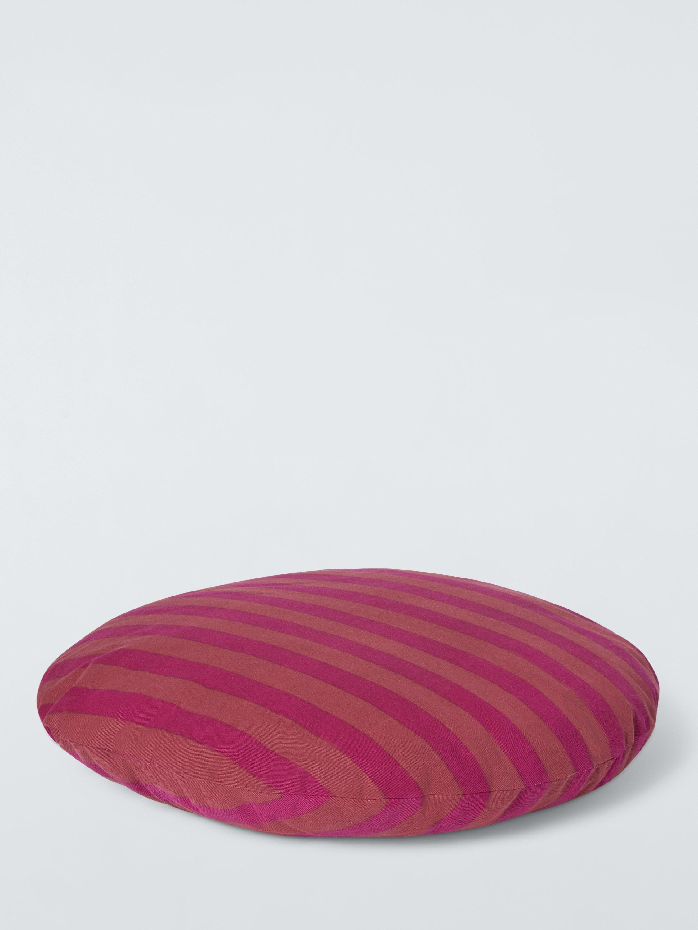 John Lewis striped round cushion 50x50cm - British product