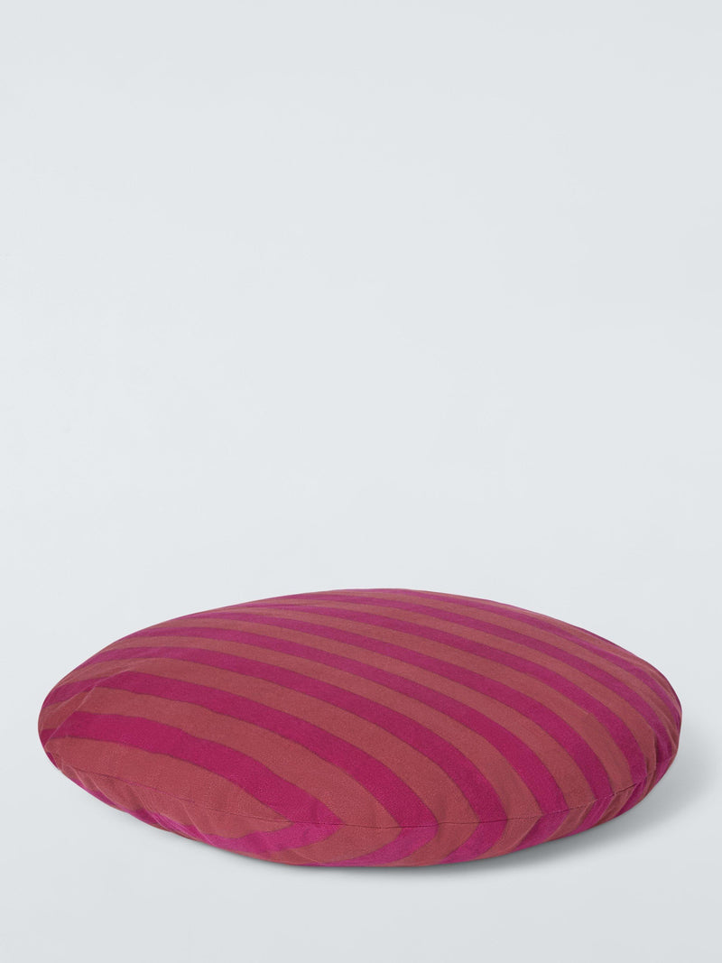 John Lewis striped round cushion 50x50cm - British product
