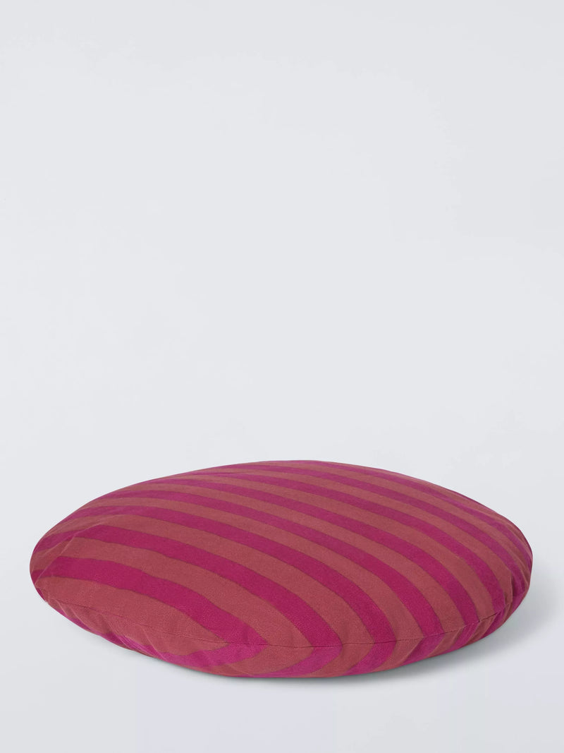 John Lewis striped round cushion 50x50cm - British product