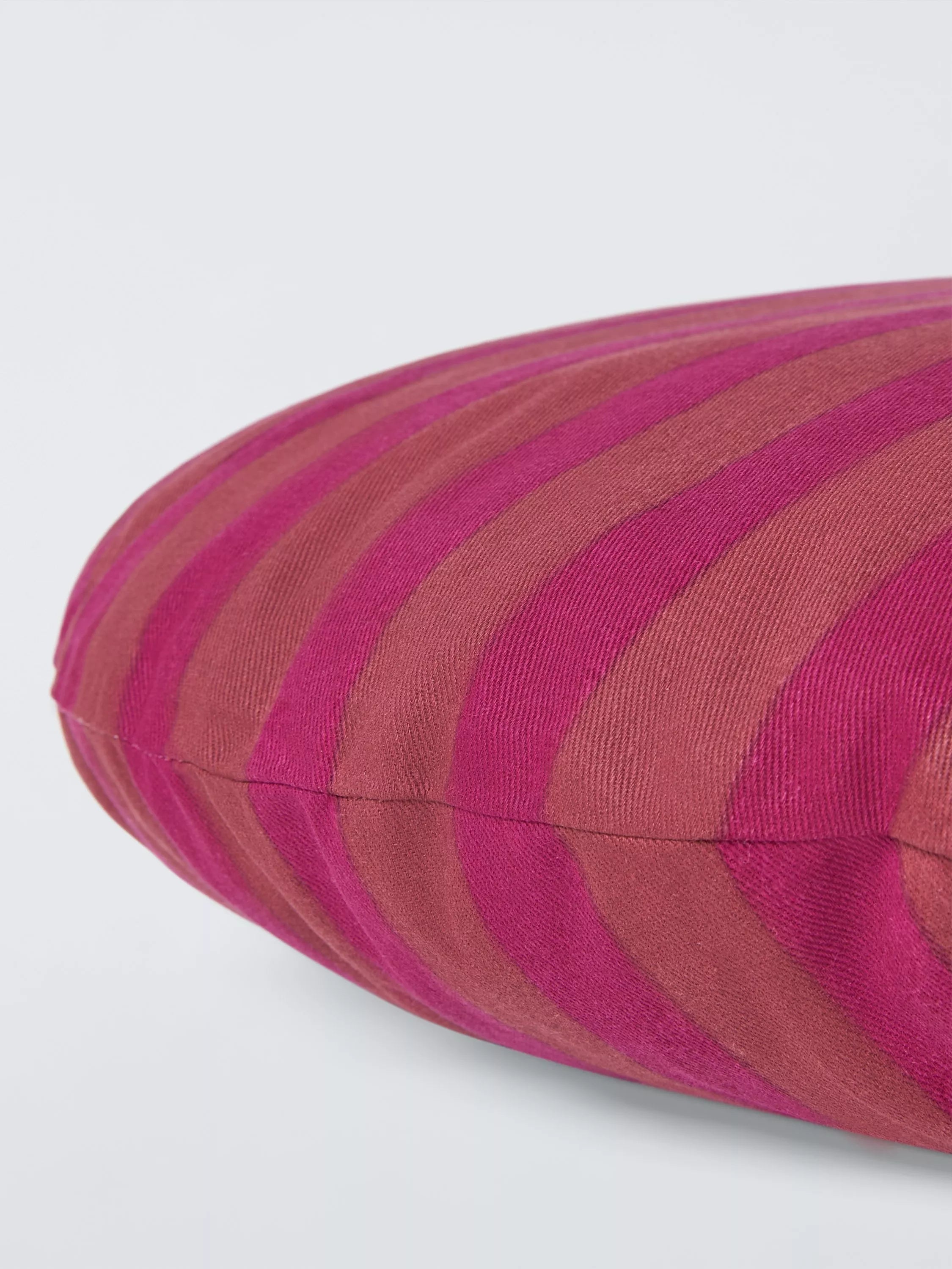 John Lewis striped round cushion 50x50cm - British product