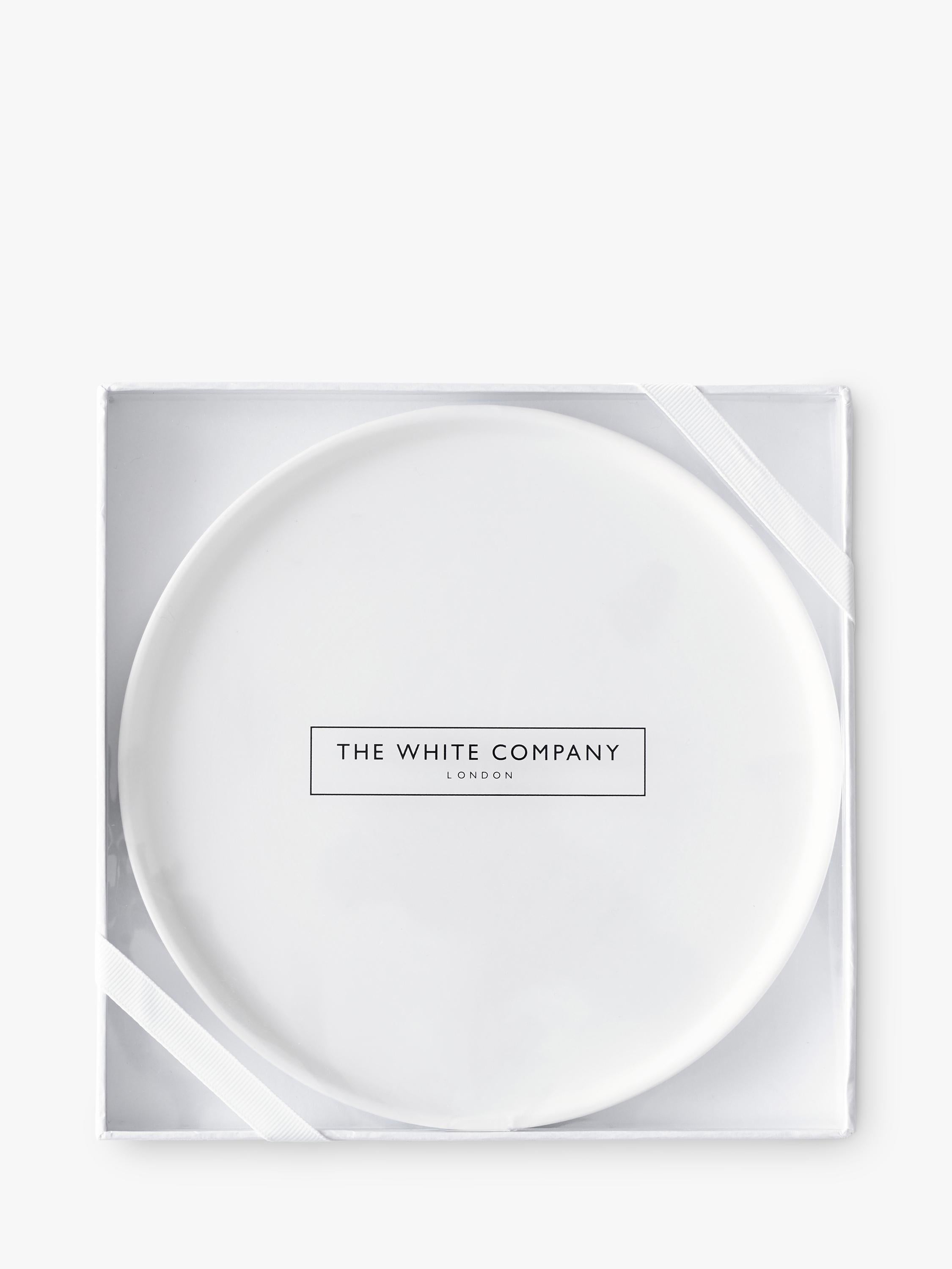 The White Company large botanical ceramic plate, UK version
