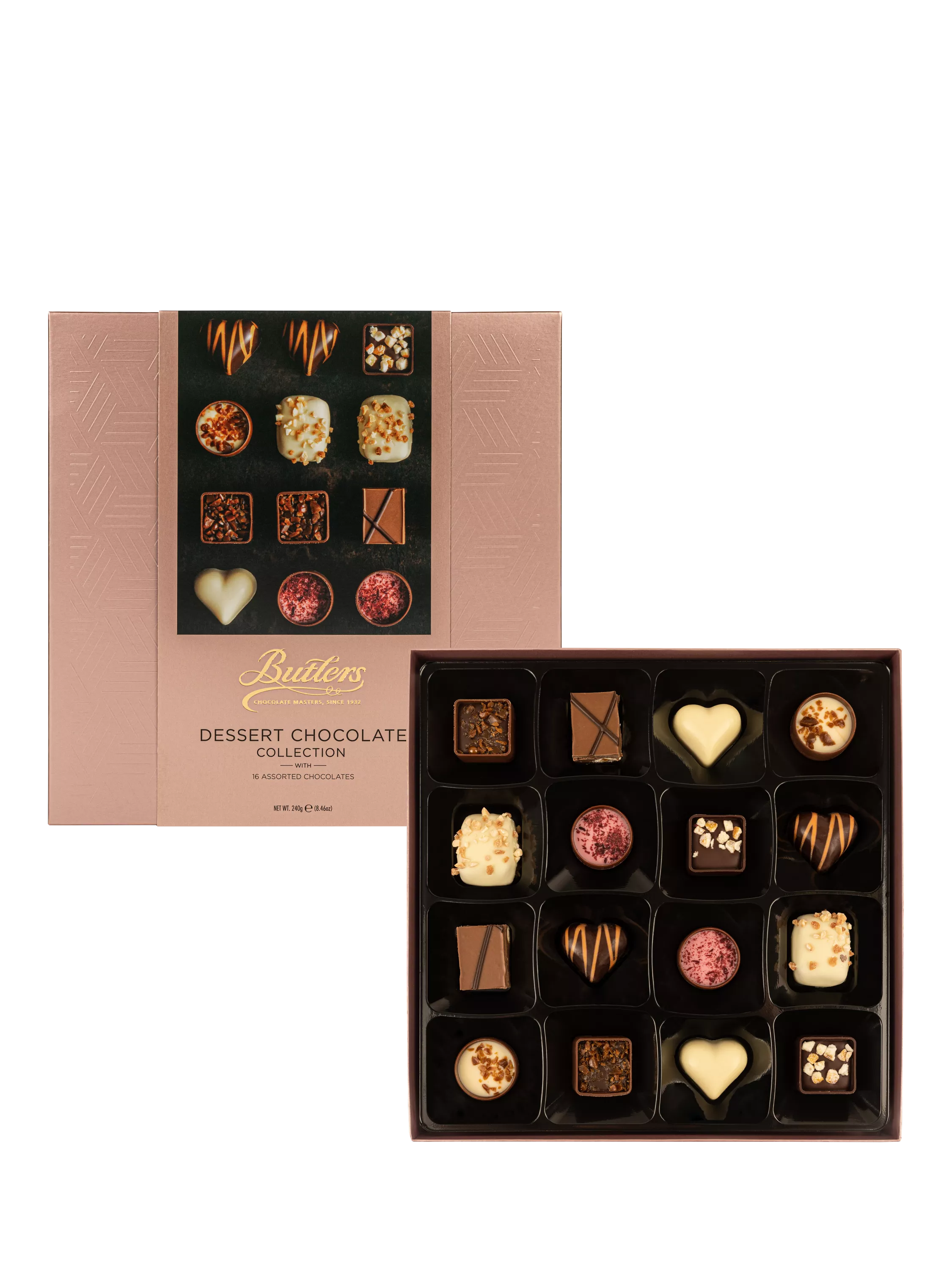 Butlers dessert chocolate collection 240g, imported from the UK