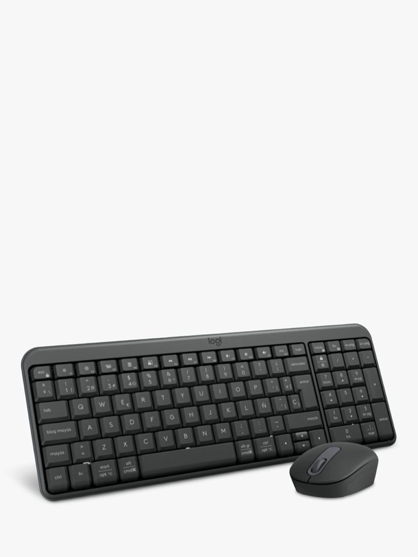 Logitech wireless keyboard and mouse combo black compact, UK version