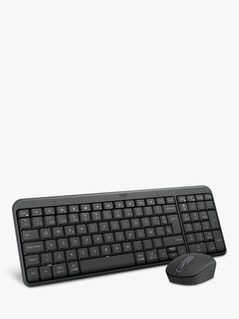 Logitech wireless keyboard and mouse combo black compact, UK version