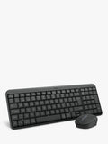 Logitech wireless keyboard and mouse combo black compact, UK version