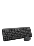 Logitech wireless keyboard and mouse combo black compact, UK version