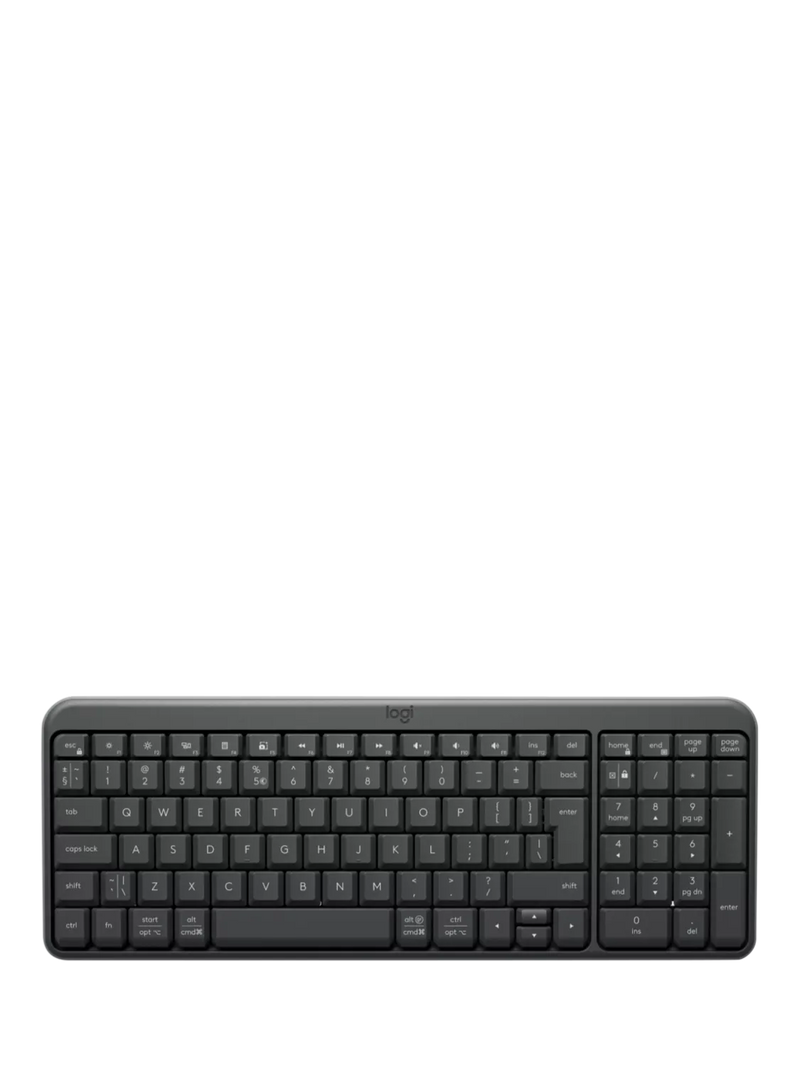 Logitech K250 wireless keyboard black, UK layout - British product