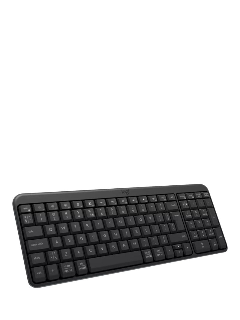 Logitech K250 wireless keyboard black, UK layout - British product