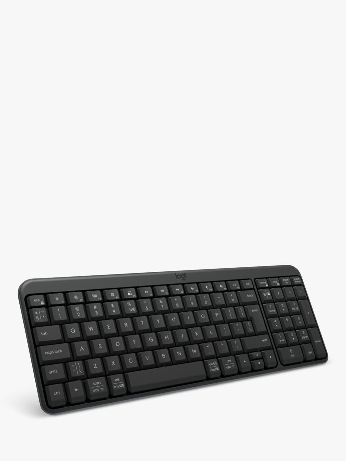 Logitech K250 wireless keyboard black, UK layout - British product