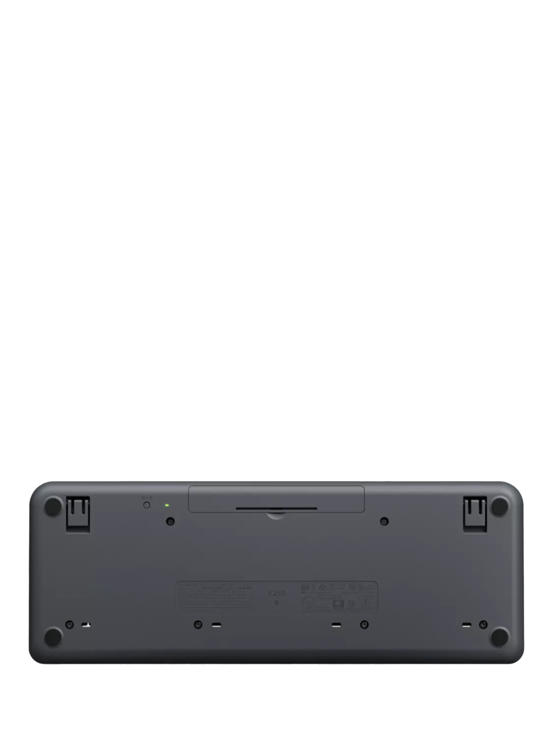 Logitech K250 wireless keyboard black, UK layout - British product