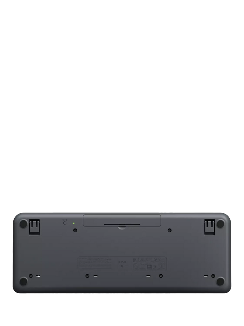 Logitech K250 wireless keyboard black, UK layout - British product