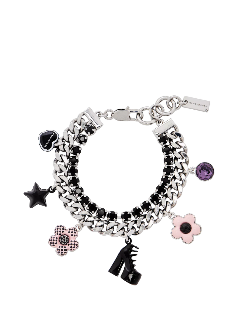 Marc Jacobs Mini Icon Charm Bracelet silver multi - British product