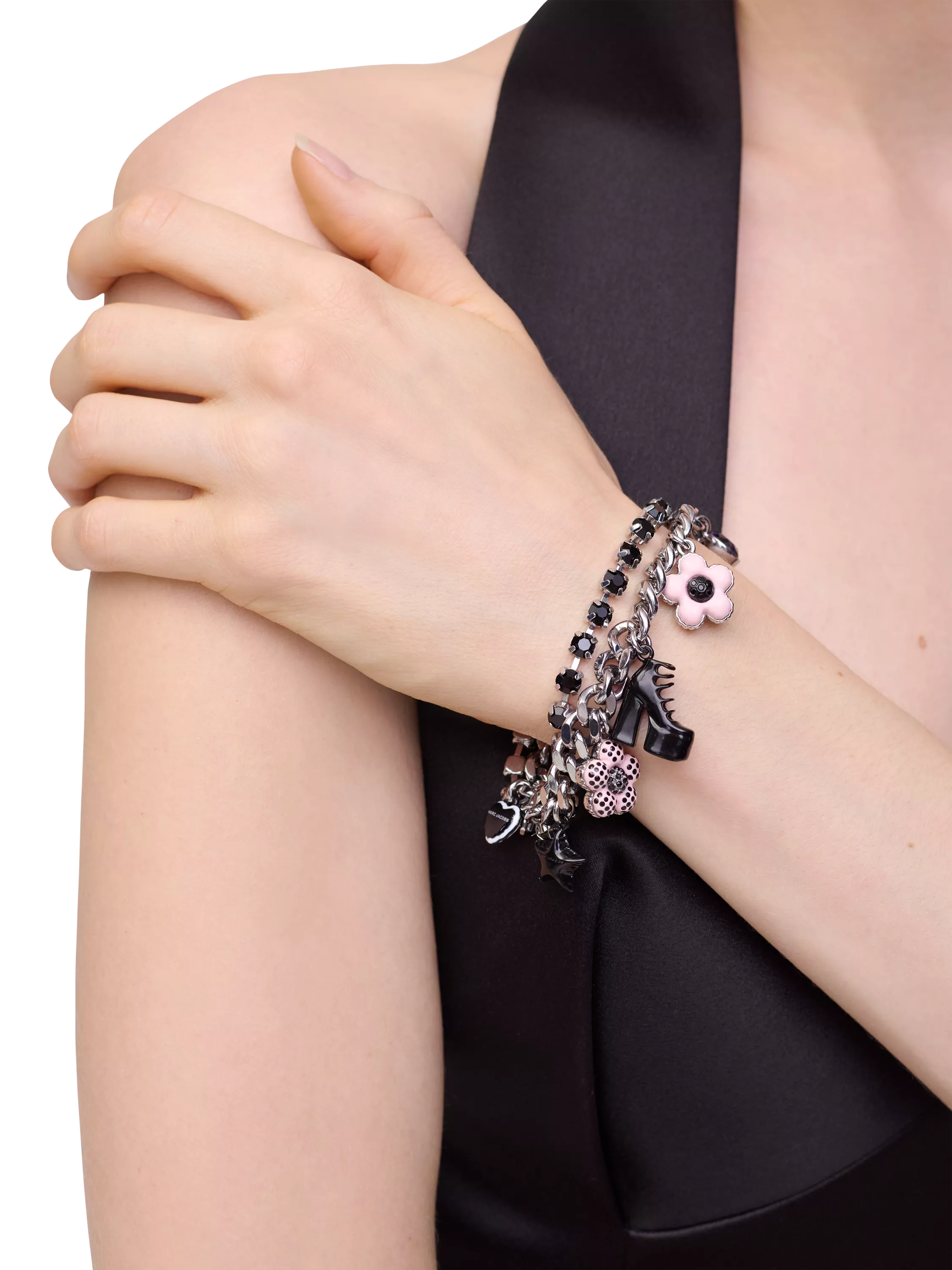 Marc Jacobs Mini Icon Charm Bracelet silver multi - British product