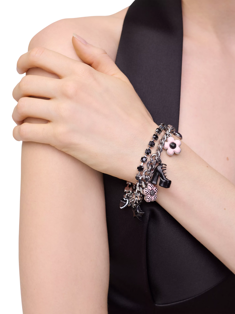 Marc Jacobs Mini Icon Charm Bracelet silver multi - British product