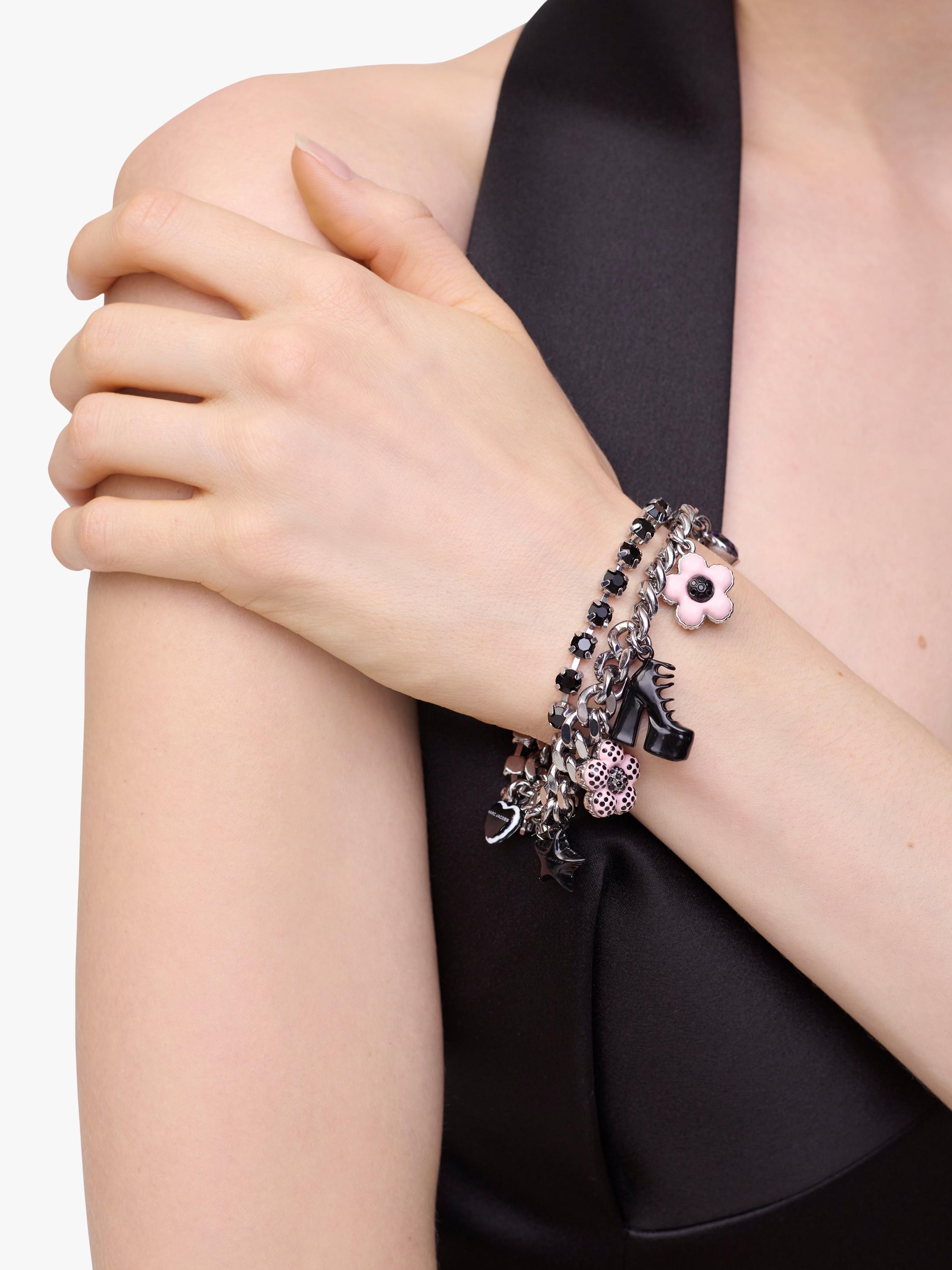 Marc Jacobs Mini Icon Charm Bracelet silver multi - British product