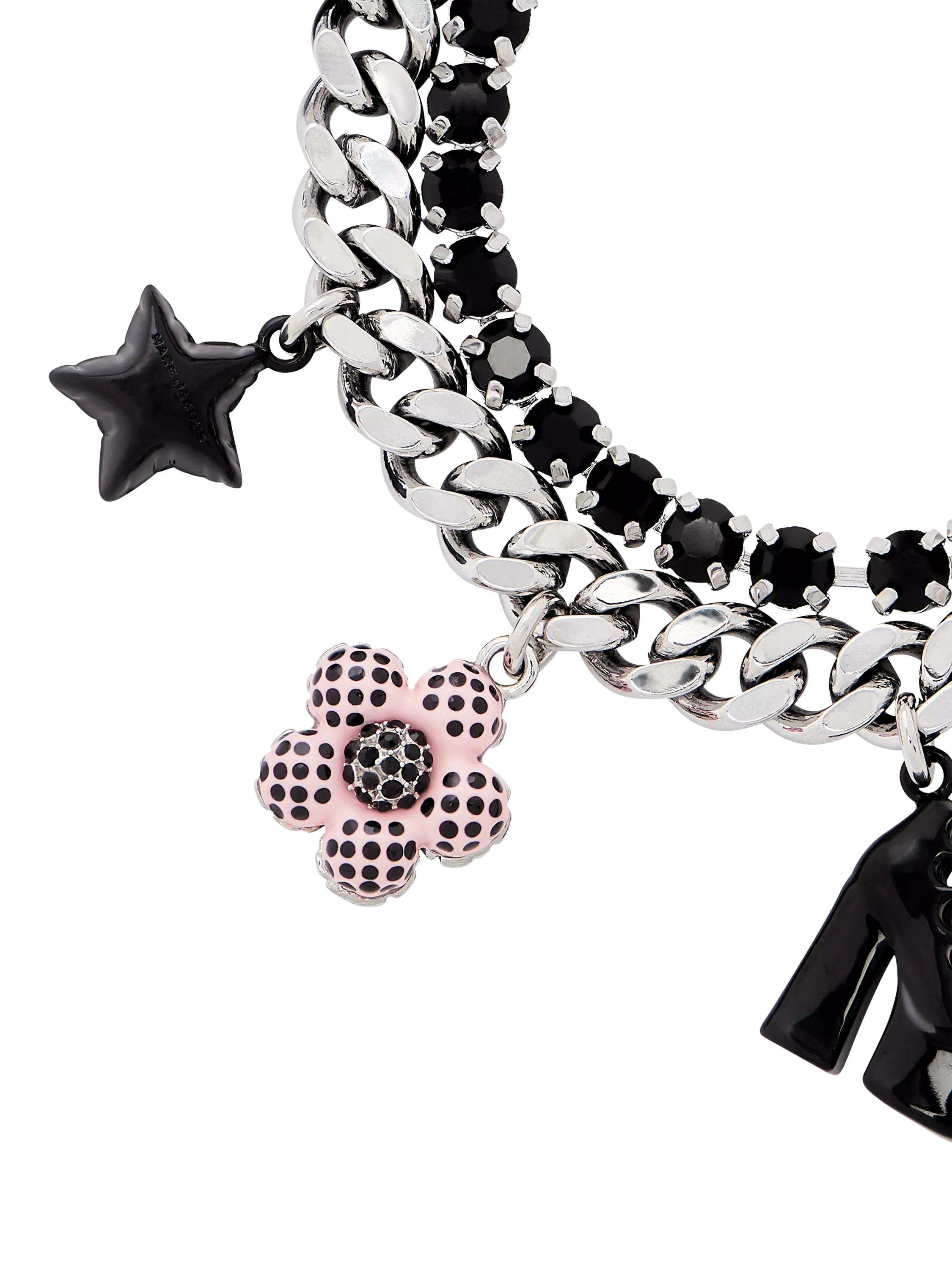 Marc Jacobs Mini Icon Charm Bracelet silver multi - British product