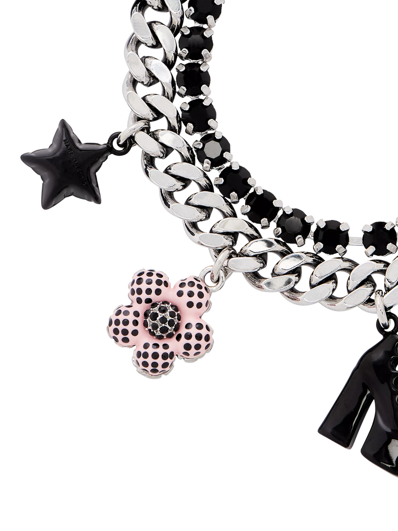 Marc Jacobs Mini Icon Charm Bracelet silver multi - British product