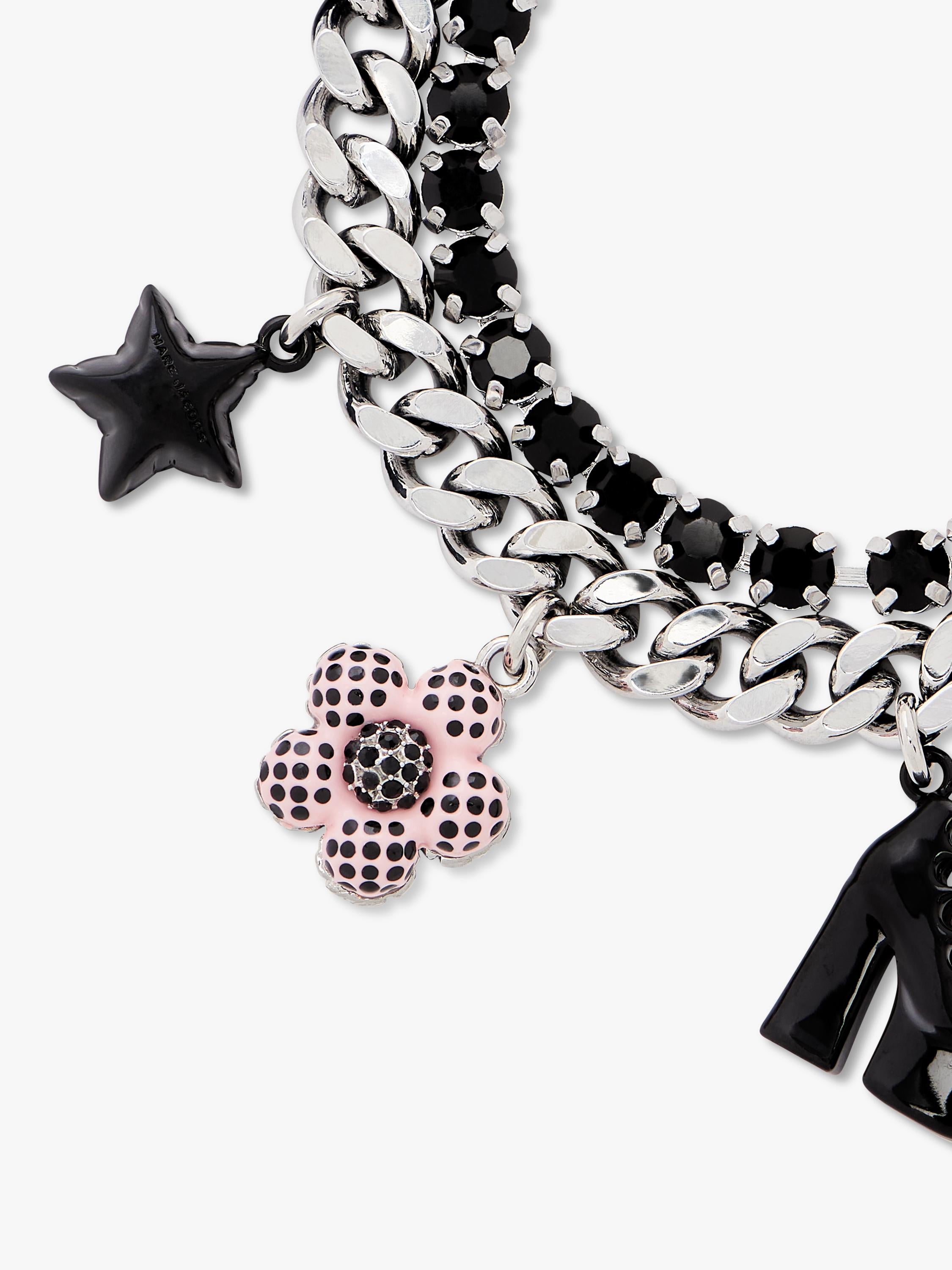 Marc Jacobs Mini Icon Charm Bracelet silver multi - British product