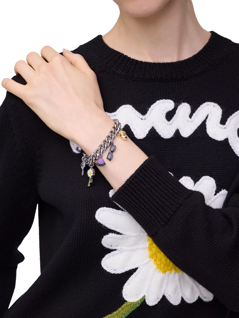 Marc Jacobs Dollhouse charm bracelet silver multi (British brand)