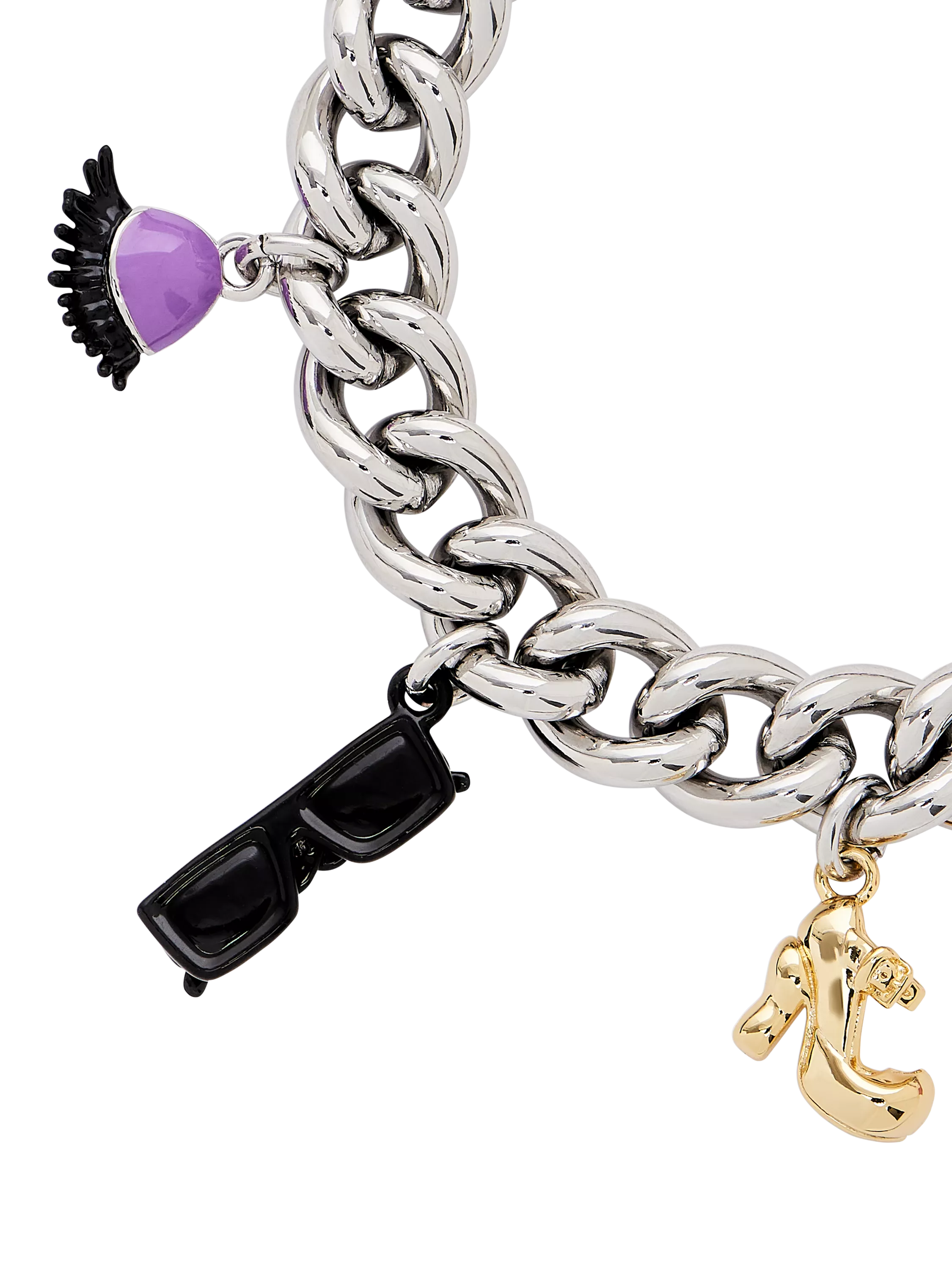 Marc Jacobs Dollhouse charm bracelet silver multi (British brand)