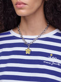 Marc Jacobs Daisy Puzzle Pendant in silver multi, UK version