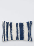 John Lewis Ombre Cushion, Avocado, Indigo