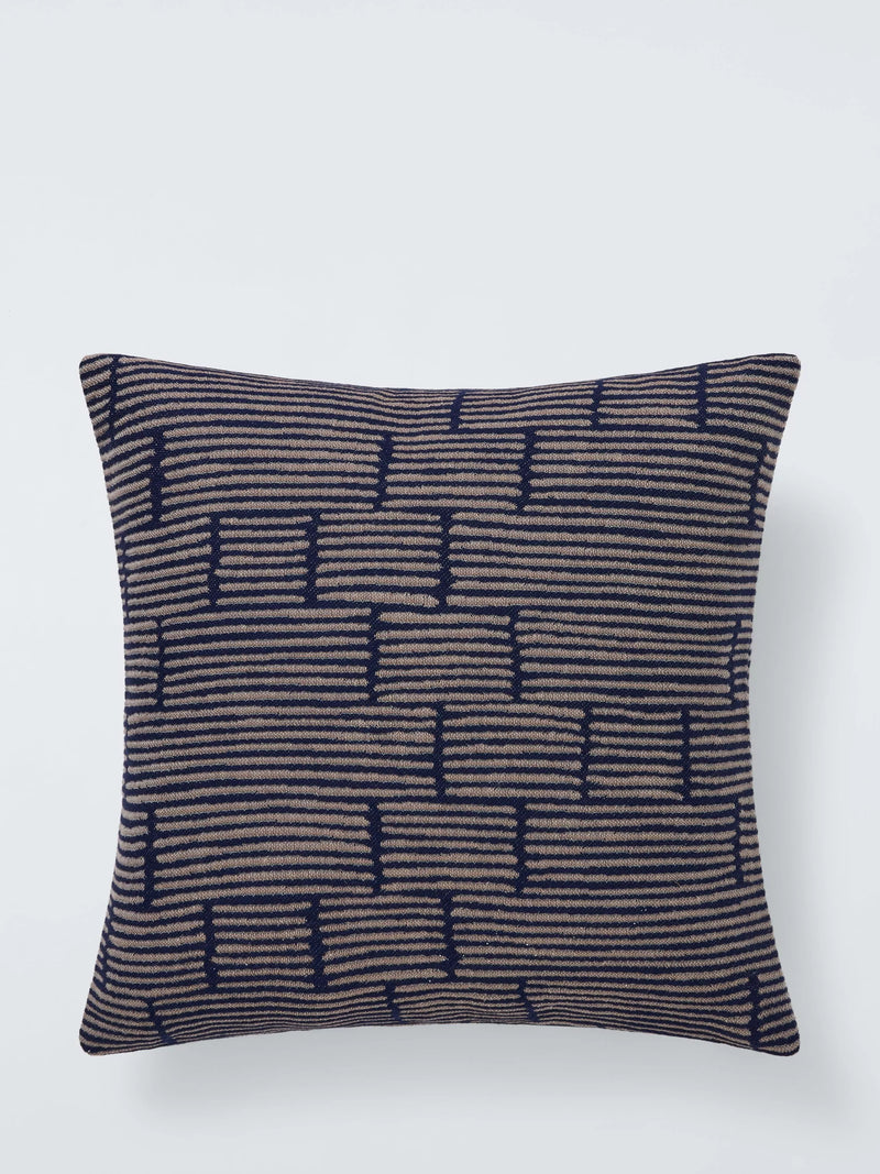 John Lewis Reflection cushion indigo, UK version