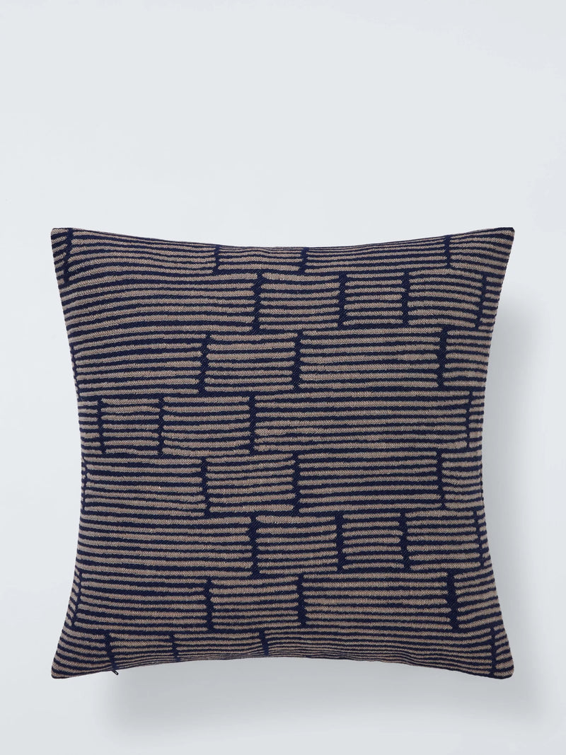 John Lewis Reflection cushion indigo, UK version