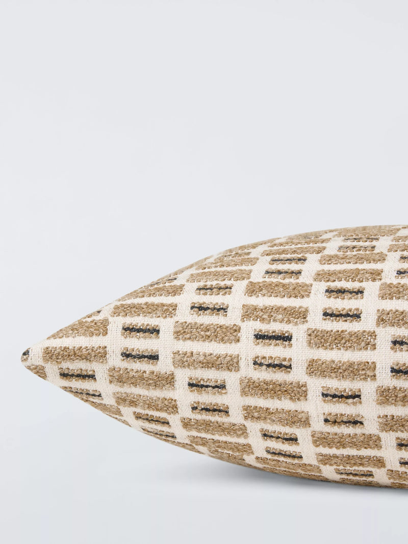 John Lewis Rustic Blocks cushion 35x55cm, UK version